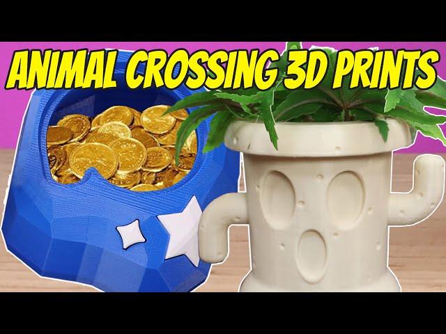 3D Printed Animal Crossing Characters & Items