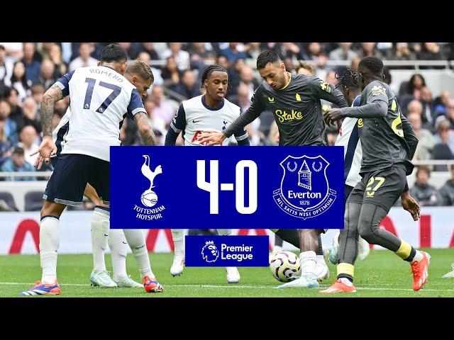 TOTTENHAM 4-0 EVERTON | Premier League highlights