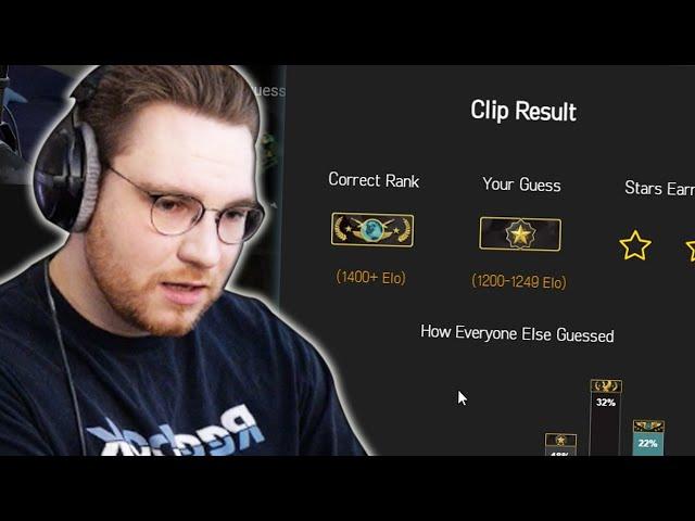 "HOW IS HE GLOBAL?" OhnePixel guessing ranks