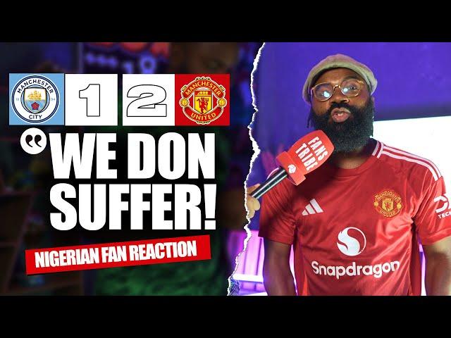 MANCHESTER CITY 1-2 MANCHESTER UNITED ( Ipali - NIGERIAN FAN REACTION) - Premier League  2024 -2025