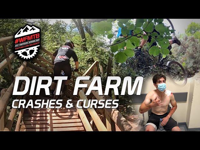 Dirt Farm MTB (aka Black Mountain) - Crashes & Cursed Cameras