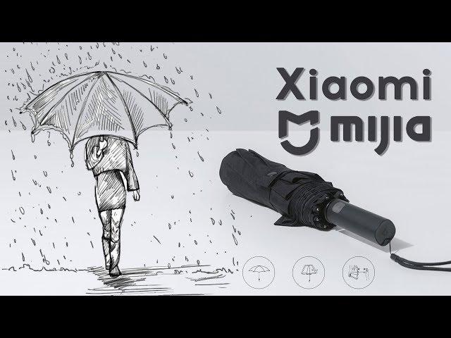 Зонт Xiaomi Mijia Automatic Umbrella - подробный обзор, испытание водоотталкивающих свойств зонта