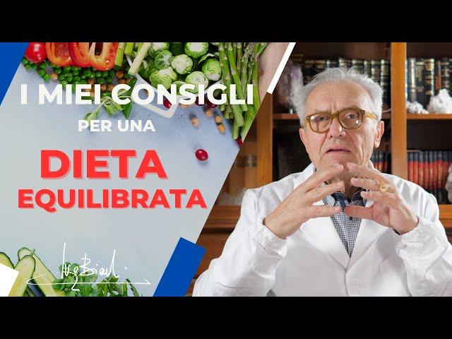 I miei CONSIGLI per una DIETA EQUILIBRATA!