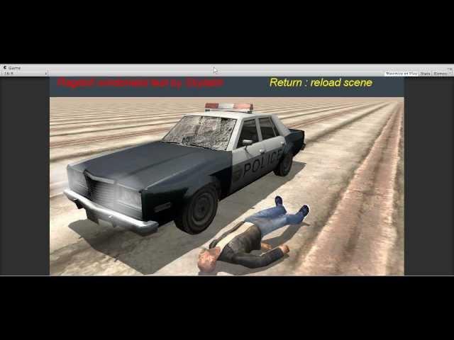 DRIV3R - Unity3D Ragdoll test