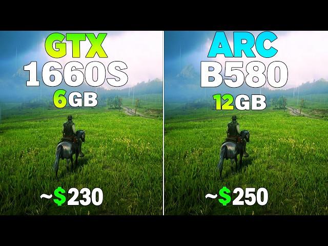 GTX 1660 Super vs ARC B580 - Test in 12 Games