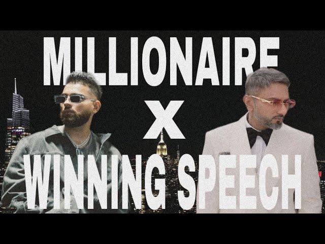 MILLIONAIRE X WINNING SPEECH (MASHUP) | Tashif | Yo Yo Honey Singh | KARAN AUJLA | 2024 | VIRAL REEL