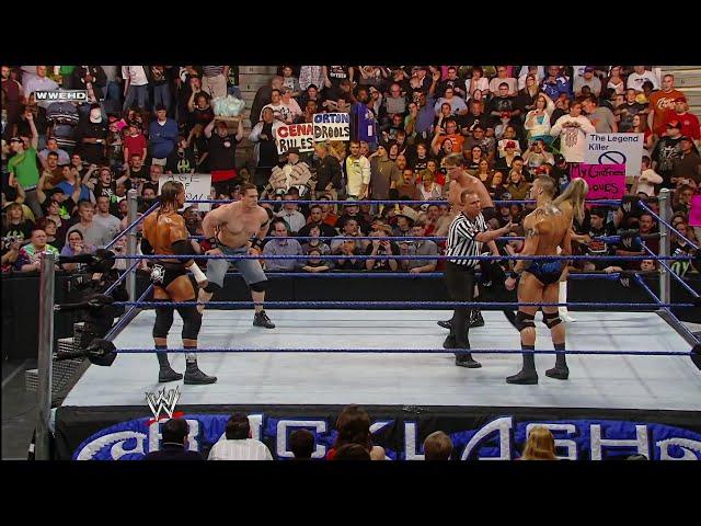 Randy Orton vs Triple H vs John Cena vs JBL Fatal-4-Way WWE Championship Match Pt.1: Backlash 2008