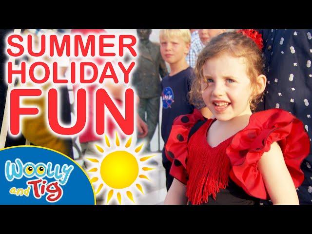 @WoollyandTigOfficial- Summer Holiday Fun ️| TV Show for Kids | Toy Spider