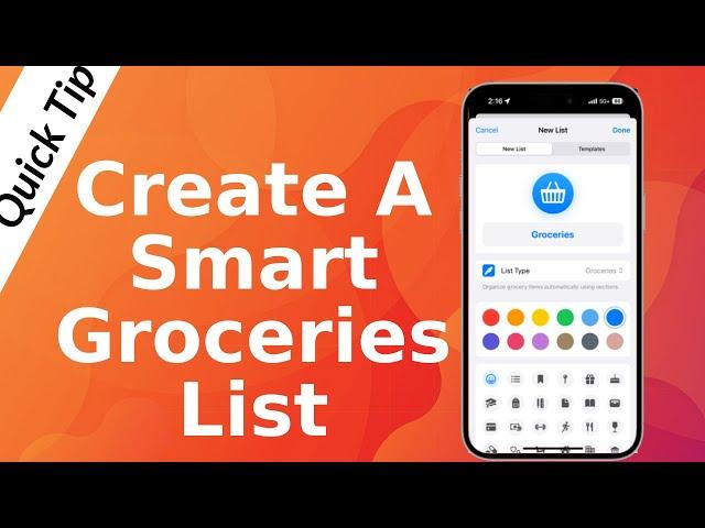 iOS 17 Grocery Hacks: How to Create a Smart Shopping List: iPhone Tips For Beginners