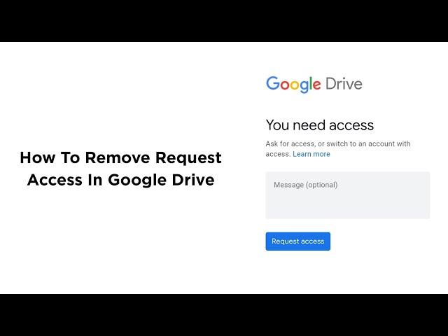 How To Remove Request Access In Google Drive || Apane Google Drive Request Access Kaise Hataye