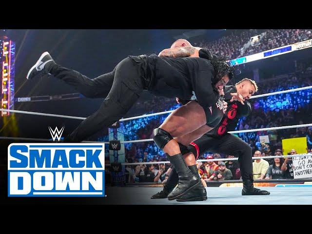 Roman Reigns disrupts Triple Threat Match: SmackDown New Year’s Revolution 2024 highlights