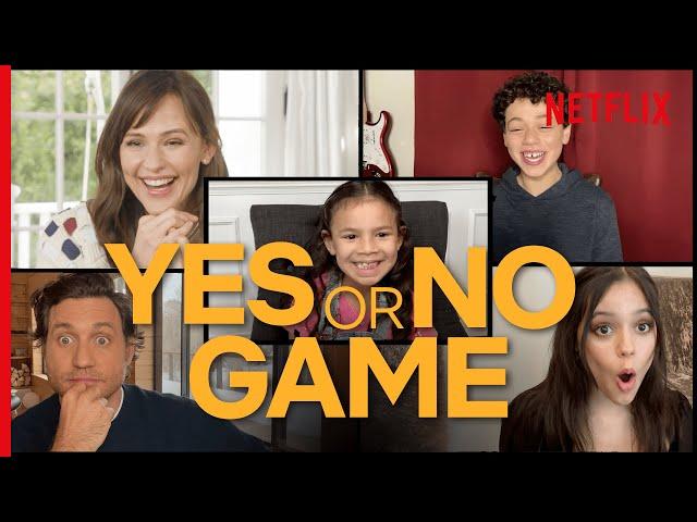 The Yes Day Cast Play The Yes/No Game | Netflix