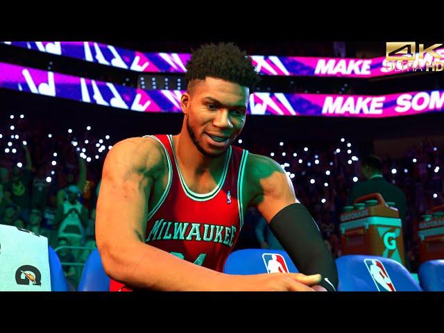 NBA 2K25 (PS5) Golden State Warriors vs. Milwaukee Bucks [4K ULTRA HD | GODLIKE QUALITY]