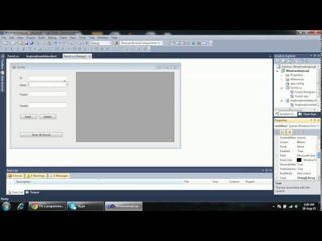 linq to sql tutorial c# Beginners Tutorial update database insert delete