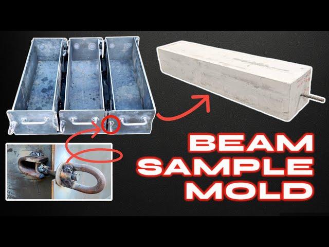 HOW TO MAKE BEAM SAMPLE MOLD (5mm) FOR MATERIALS TESTING | FREDDIE METALWORK