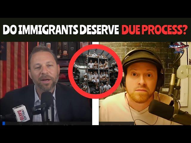 MAGA Podcaster gets Into HEATED DEBATE With Brian On Due Process