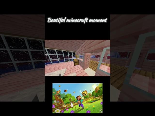 Beutiful moment in minecraft