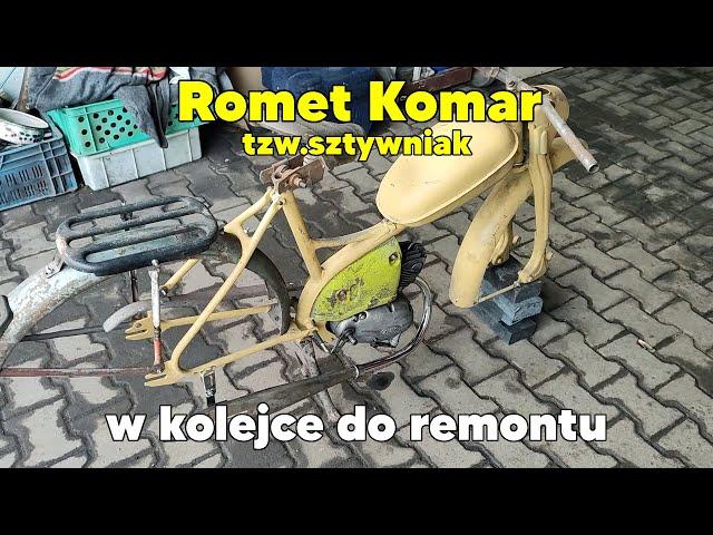 Romet Komar tzw. sztywniak- po latach czas na renowację #romet #komar #renowacja #remont