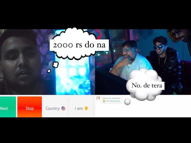 Neyoo leaked his number on stream|| Funny omegle ft.Zgod & Shantanu ||