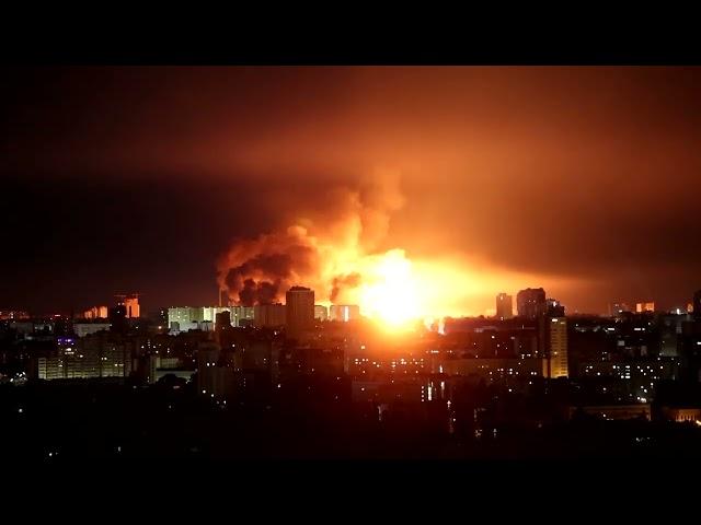 Kyiv officials say at least 15 hurt in 'massive' Russian bombardment | REUTERS