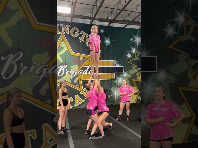 Stunting Challenge For Cheerleaders #Shorts