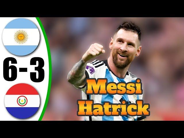 Messi Hat Trick In 5Min - Argentina vs Paraguay 6-3 - All Goals & Highlights - 2024