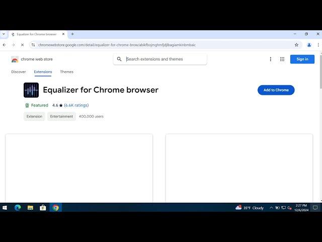 Equalizer for Chrome browser extension removal.
