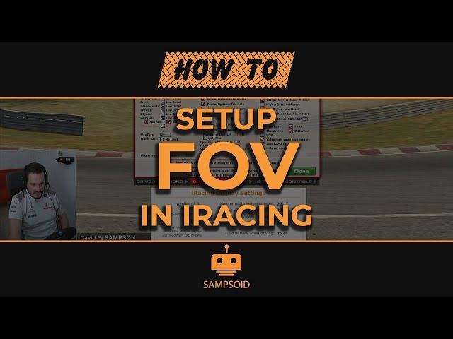 How to set the correct FOV in iRacing