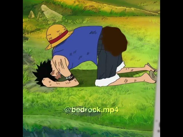 Luffy pooping his pants