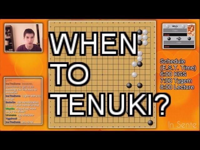 In Sente: Go Lessons! When to Tenuki in the Opening!