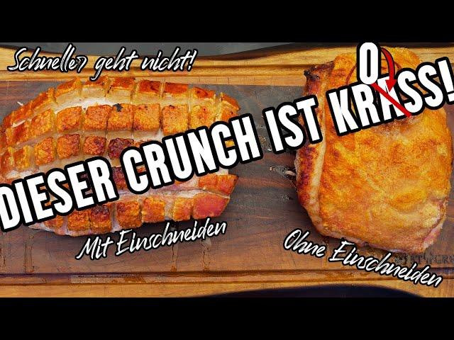 Die 2 knusprigsten, schnellsten & saftigsten Krustenbraten Grillrezepte! Schweinebraten grillen