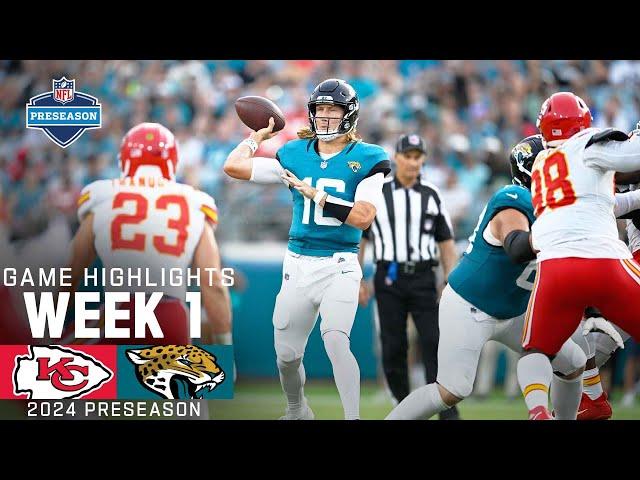 Kansas City Chiefs vs. Jacksonville Jaguars | 2024 Preseason Week 1 Game Highlights