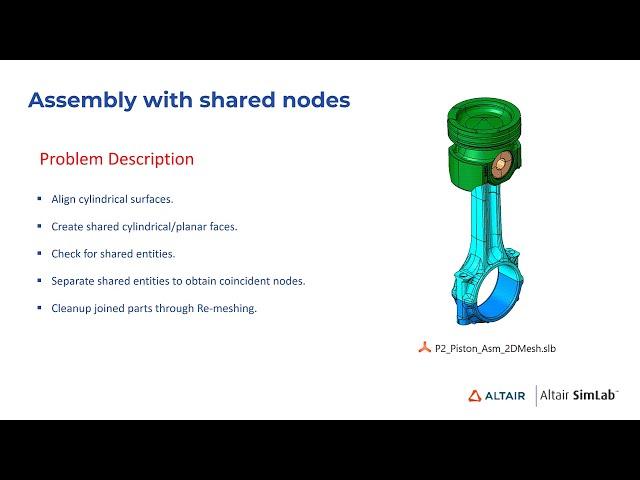 SimLab - Assembly with shared nodes