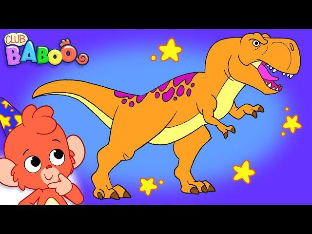 Learn Dinosaurs for Kids | Dinosaur Cartoon videos | Parasaurolophus T-Rex | Club Baboo dinasours