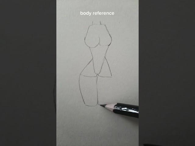 Easy way to draw female body