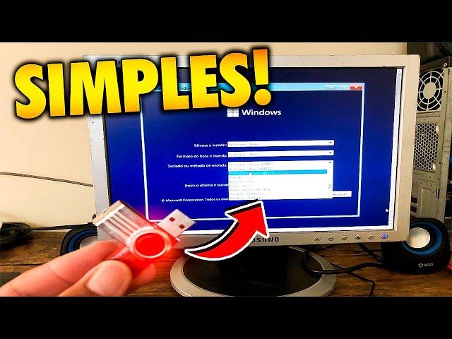 COMO INSTALAR O WINDOWS 10 USANDO UM PEN DRIVE PASSO A PASSO DE MANEIRA SIMPLES