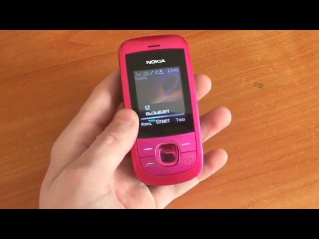 Nokia 2220 Slide - Входящий вызов | Incoming call