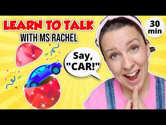 Learning with Ms Rachel | Learn Words and Colors for Toddlers | Educational Kids Videos | Animals