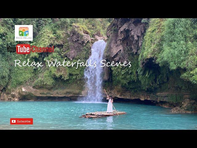 Relax Waterfalls Scenes • Rico Relax • Relaxing Music & Video • Stress Relief • Soothing Meditation