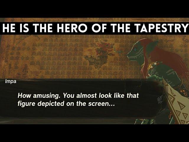 HUGE DISCOVERY, He was always the hero of the tapestry - Zelda Tears Of The Kingdom