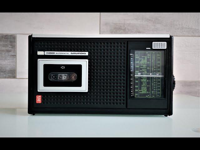 Grundig C2500 Radio cassette player  (made in W. Germany, circa 1974-76)