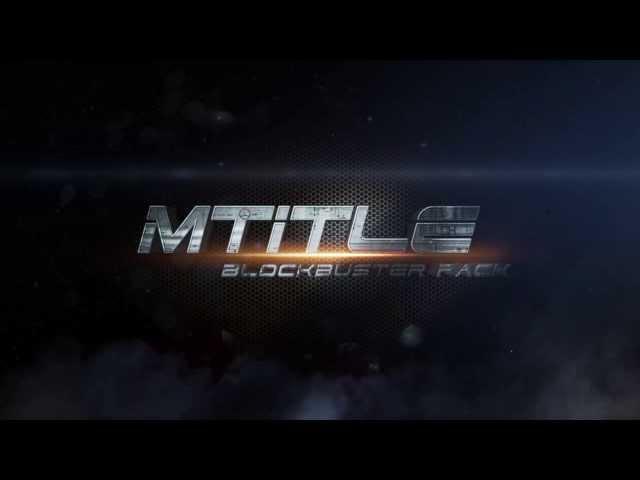 mTITLE Blockbuster Pack - 30 Cinematic Titles for FCPX and Motion 5 - FCPX Plugin