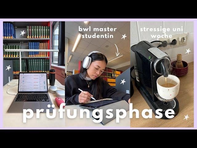 KLAUSURENPHASE: BWL Master Studentin, erstes Semester, Weekly Study Vlog, Prüfungen | Laica Vergara