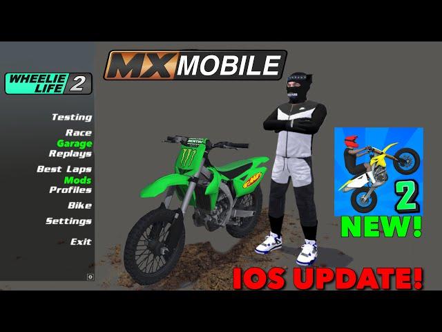 MX BIKES ON MOBILE? (WHEELIE LIFE 2) NEW UPDATED SCREEN!!