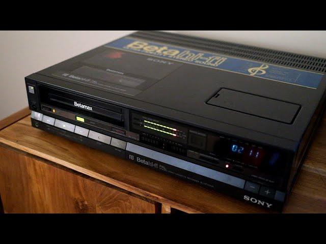 Sony Betamax SL-HF100UB VCR showcase & demo