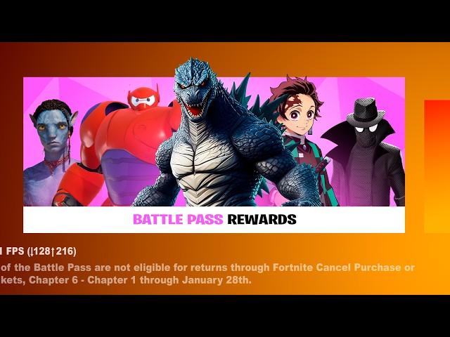 Fortnite's *NEW* CHAPTER 6 Trailer! (Battle Pass Skins, Secret Mythics, GodZilla Boss)