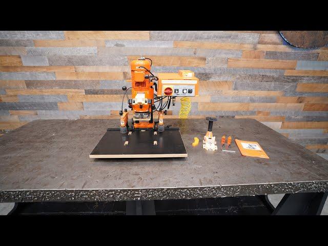 2003 Blum MiniPress Hinge Boring Machine (single phase)