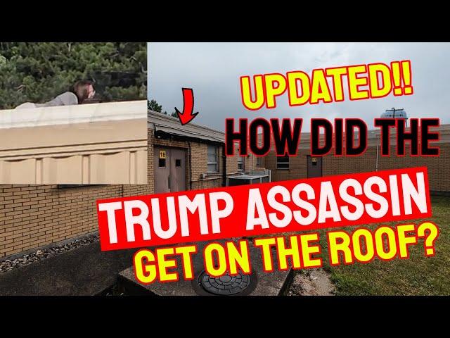 Updated Drone Analysis: Rooftop Access Butler's Trump Assassination Attempt How Did He Get on Roof?