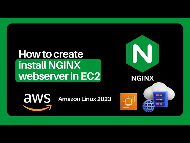 How to install nginx webserver in #ec2 amazon linux 2023