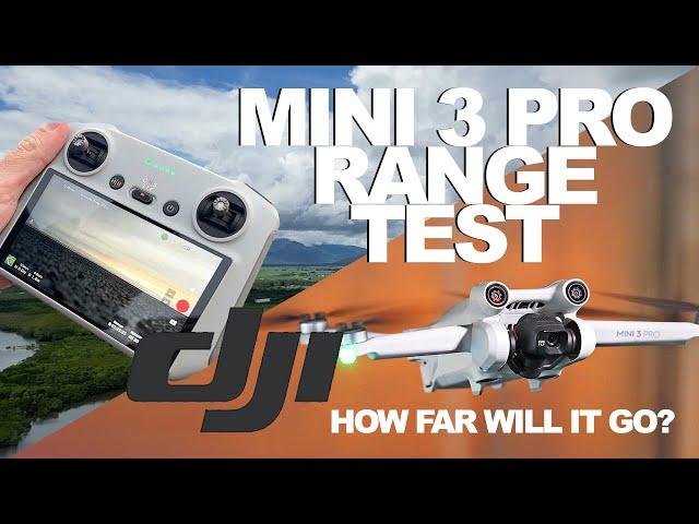 DJI Mini 3 Pro Range Distance Test - How far will it go (Sports Mode)